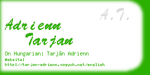 adrienn tarjan business card